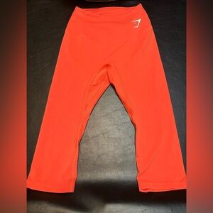 Gymshark Orange 7/8 Leggings